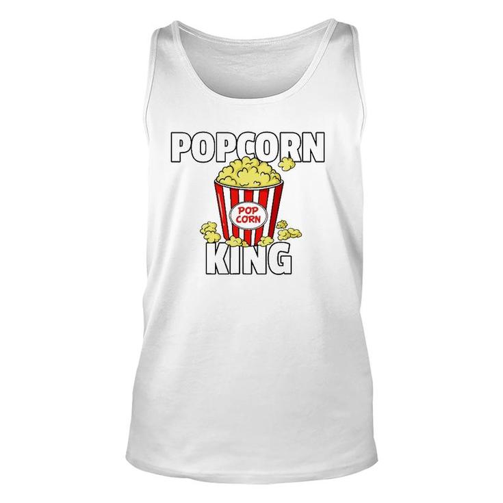 Popcorn King Gift Cinema Movie Snack Unisex Tank Top