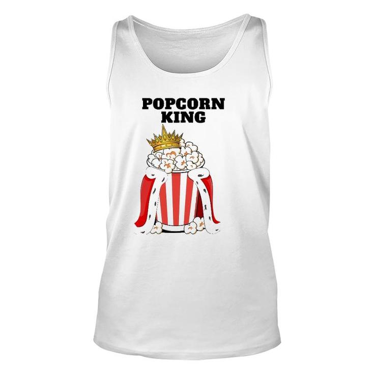 Popcorn King Mens Popcorn Lover  Cute Popcorn Unisex Tank Top