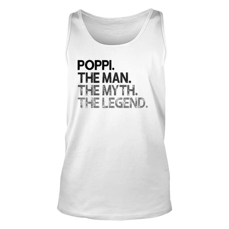 Poppi The Man The Myth Legend Gift Unisex Tank Top