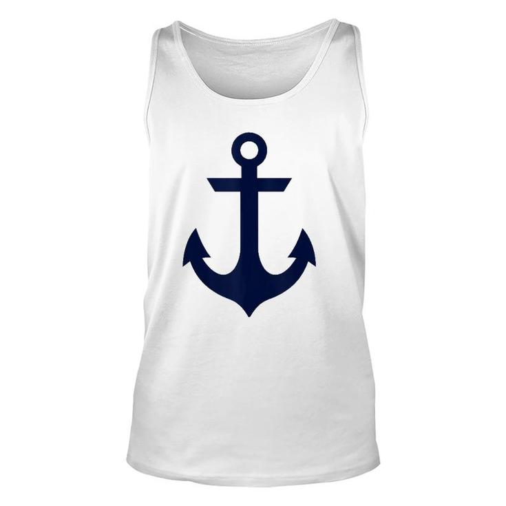 Preppy Nautical Anchor S For Women Boaters Tank Top Unisex Tank Top
