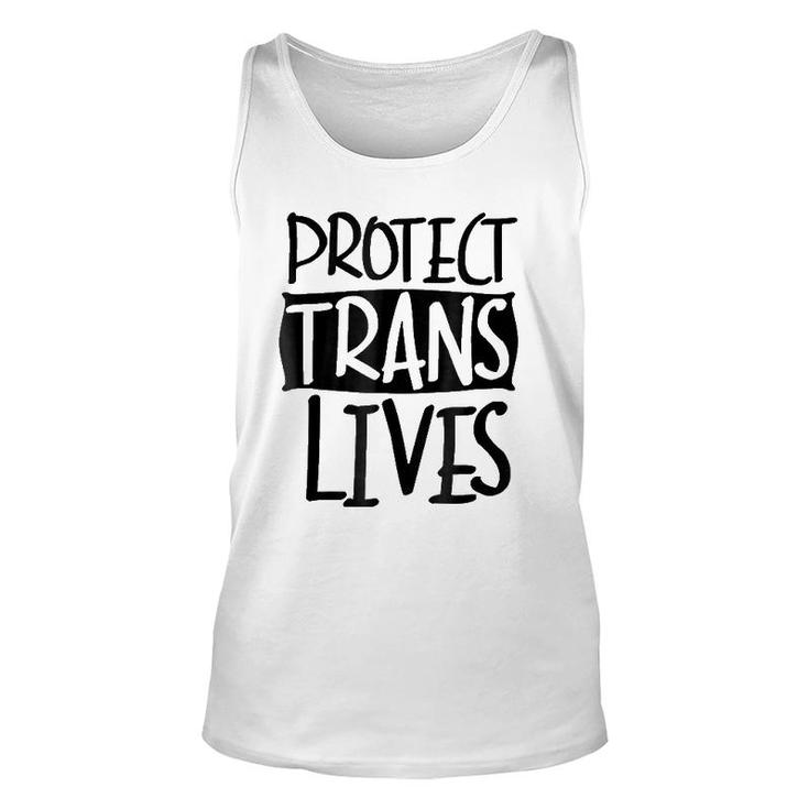 Protect Trans Lives - Lgbtq Pride S Unisex Tank Top