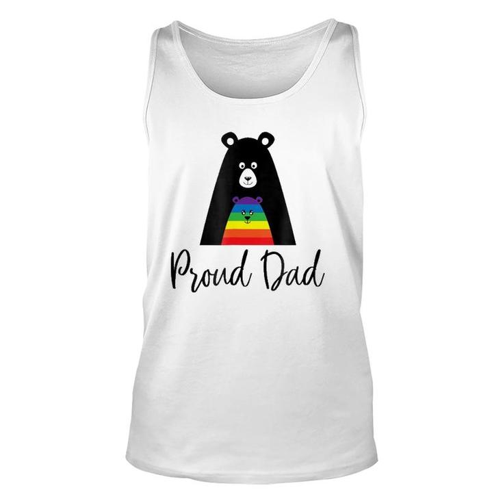 Proud Dad Gay Pride - Gay Pride And Father Love Unisex Tank Top