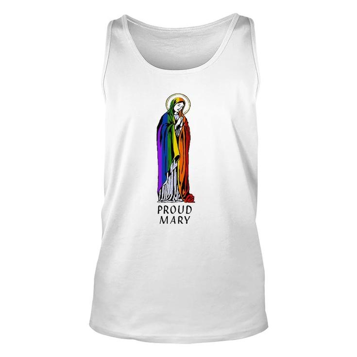 Proud Mary Rainbow Flag Lgbt Gay Pride Support Lgbtq Parade Unisex Tank Top