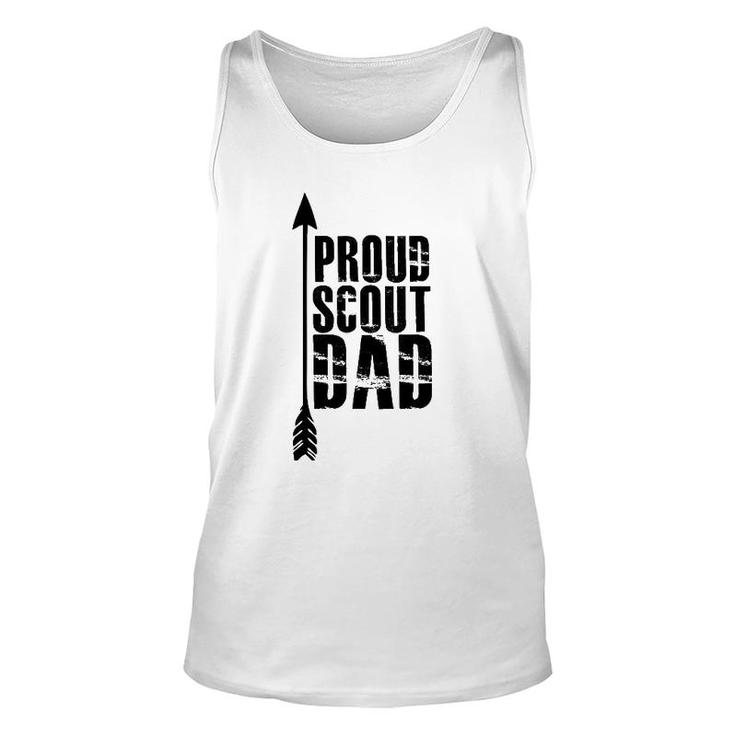 Proud Scout Dad - Parent Father Of Boy Girl Club Unisex Tank Top