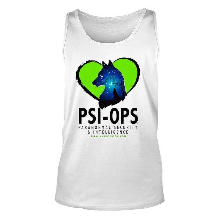 Psi Ops Paranormal Security And Intelligence Unisex Tank Top