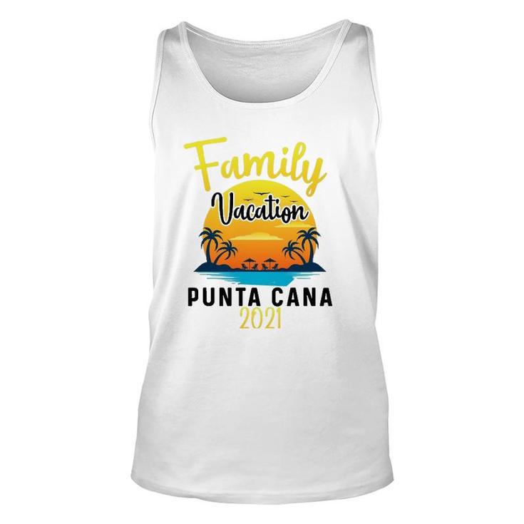 Punta Cana Family Vacation 2021 Matching Dominican Republic Unisex Tank Top