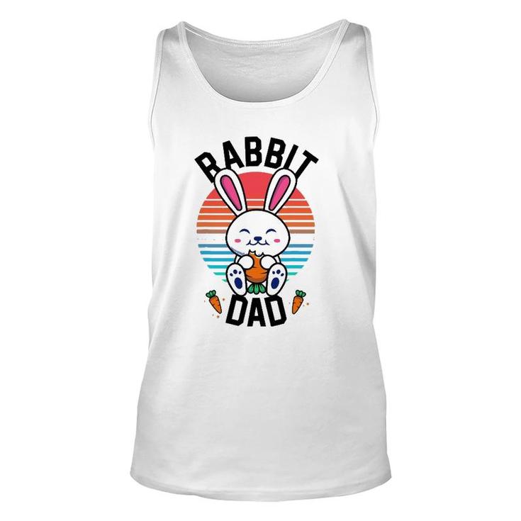 Rabbit Dad Bunny  For Boys Men Rabbit Lover Gifts Pet Unisex Tank Top