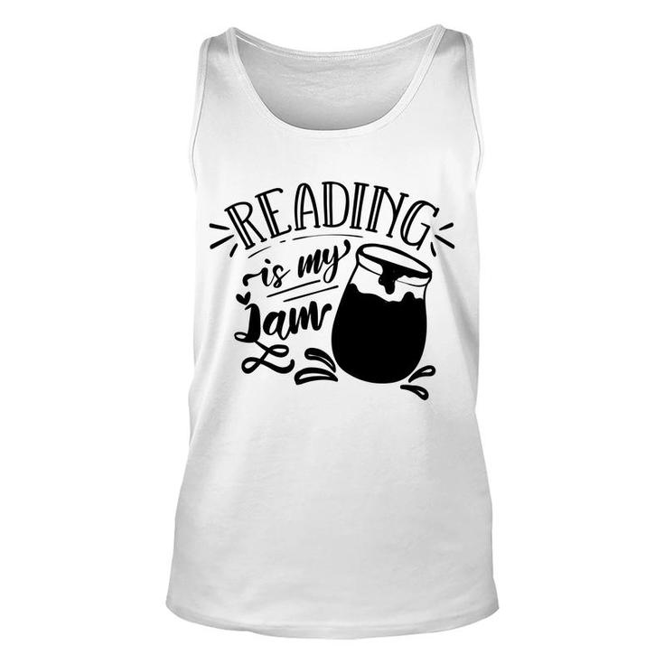 Reading Is My Jam Black Decoration Gifts Unisex Tank Top
