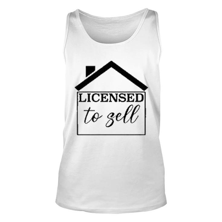 Real Estate Graduate Licensed To Sell Unisex Tank Top