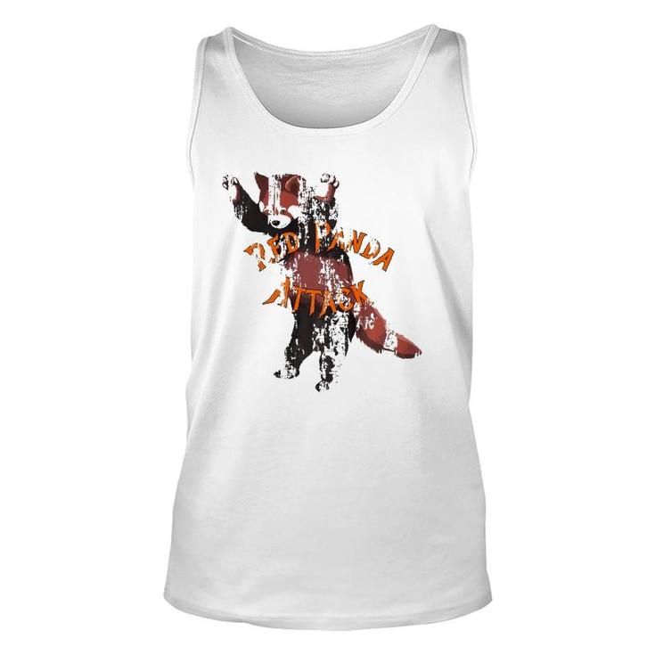 Red Panda Attack You Will Know Us By Our Cuteness Unisex Tank Top