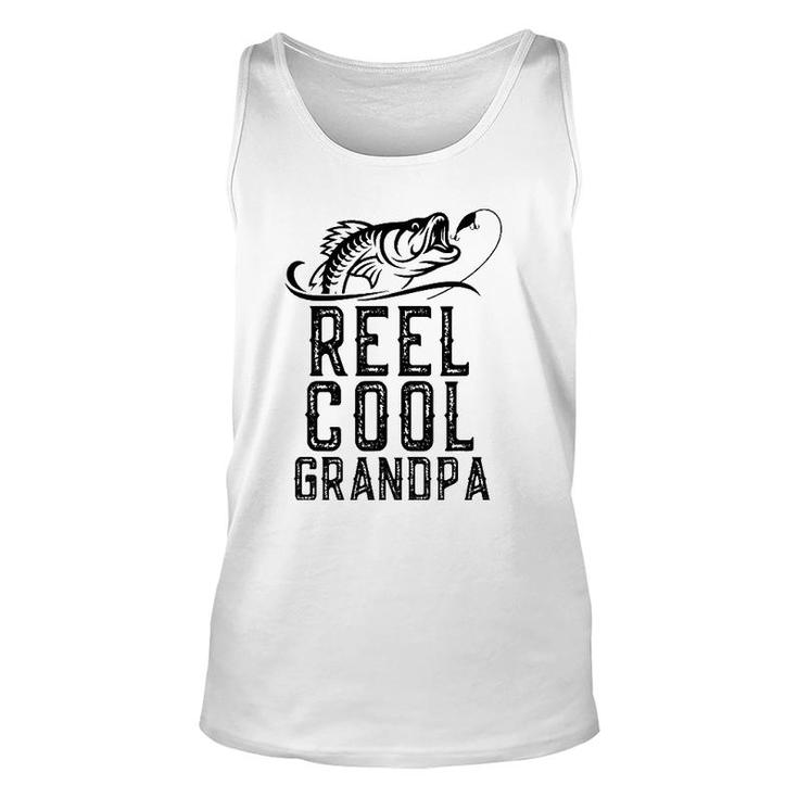 Reel Cool Grandpa Fishing Funny Christmas Father's Day Gift Unisex Tank Top