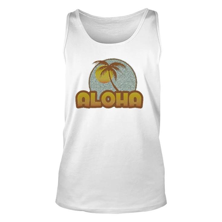 Retro Hawaii Tee Vintage Aloha Sunset Beach Unisex Tank Top