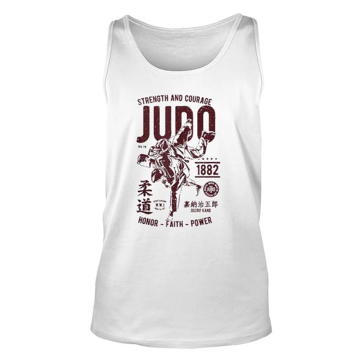 Retro Judovintage Judo  Unisex Tank Top