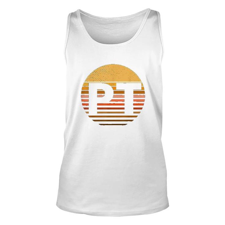 Retro Physical Therapy Pt Therapist Gift Unisex Tank Top