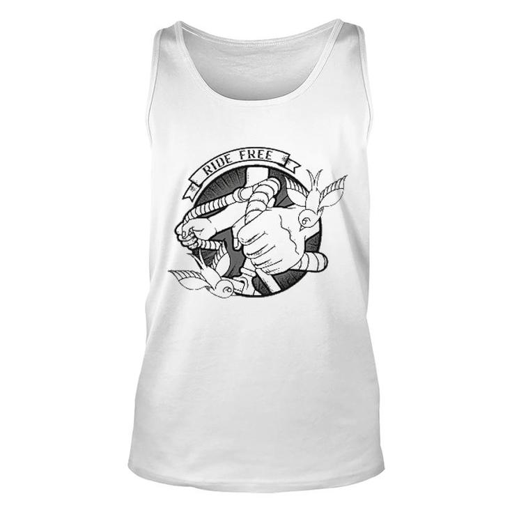 Ride Free Cycling Lover Unisex Tank Top
