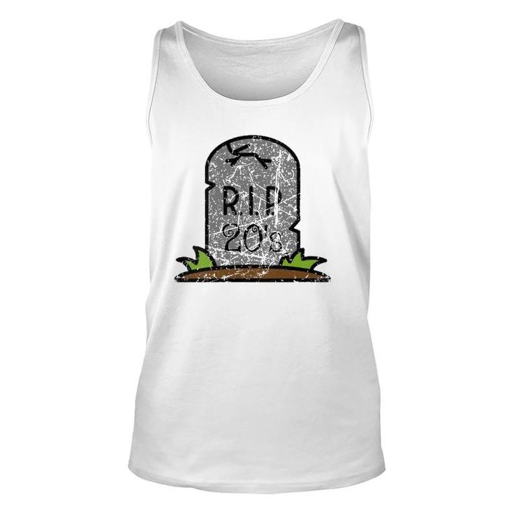 Womens RIP Death To My 20'S Party 30Th Birthday Vintage Tank Top
