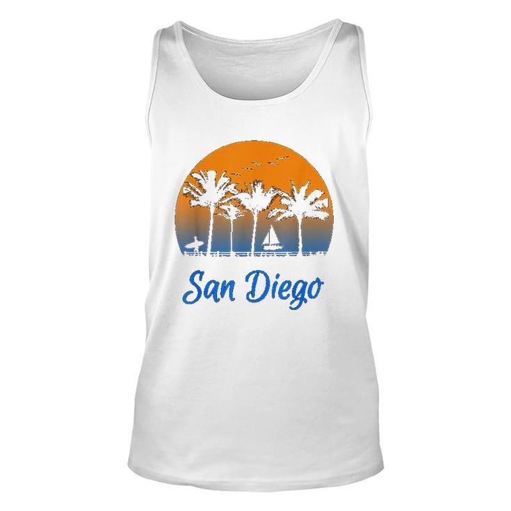 San Diego California Travel Surfing Gift Unisex Tank Top