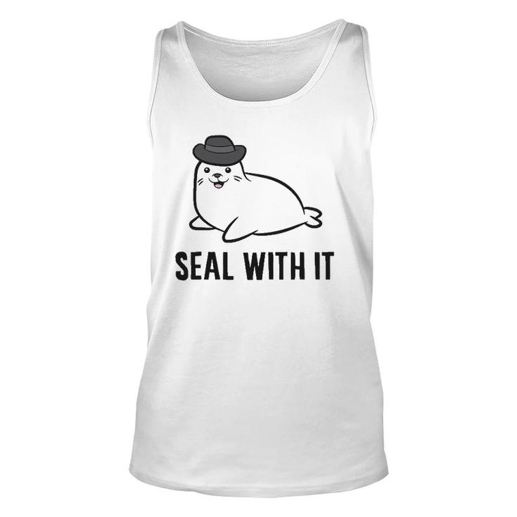 Seal With It Cute Seal Animal Lover Unisex Tank Top