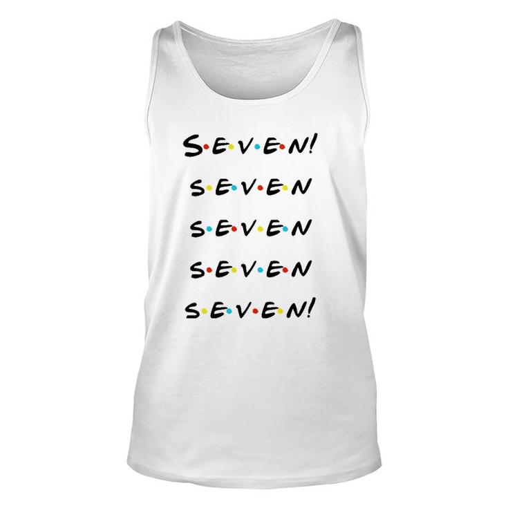 Seven Seven Seven Seven Seven Funny Unisex Tank Top