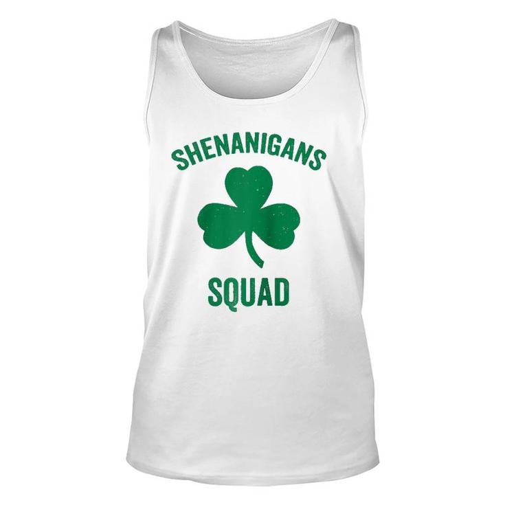 Shenanigans Squad St Patrick's Day Matching Group Raglan Baseball Tee Tank Top