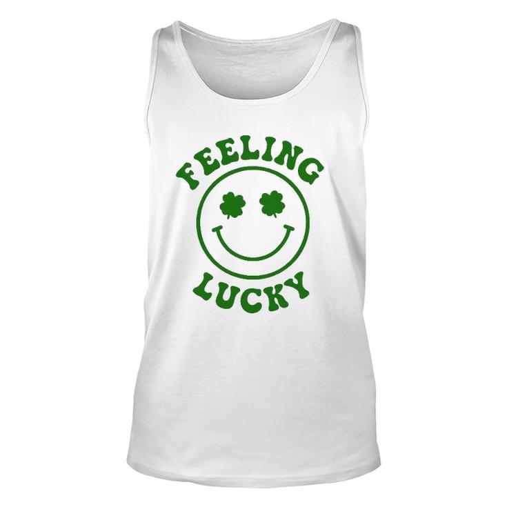 Smile Face Feeling Lucky St Patrick's Day Unisex Tank Top