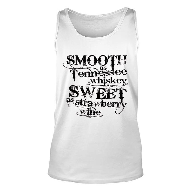Smooth As Tennessee Whiskey Lovely Unisex Tank Top