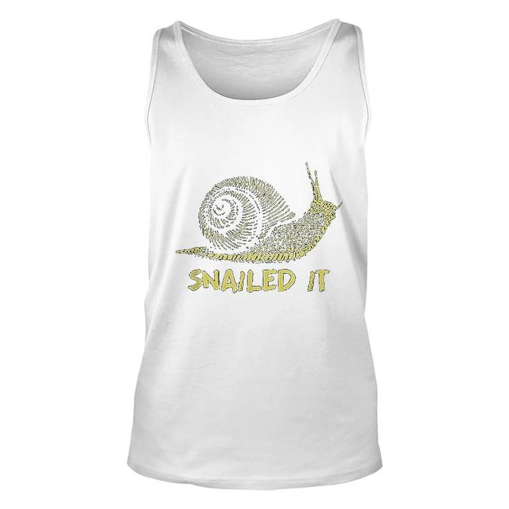 Snailed It Snail Unisex Tank Top