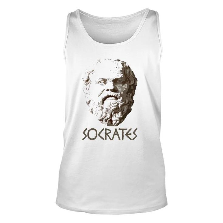 Socrates Greek Philosophy Philosopher Greece Tee Unisex Tank Top