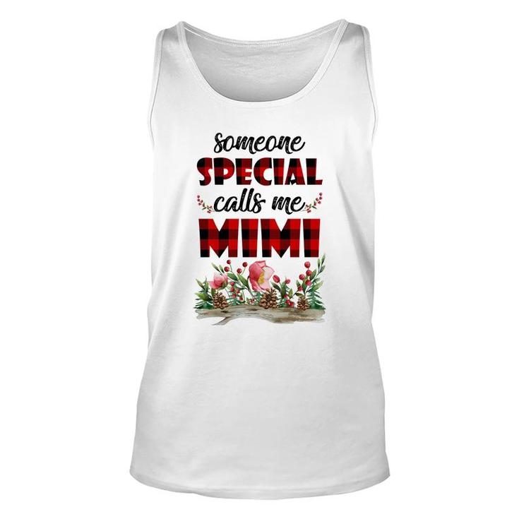 Someone Special Calls Me Mimi Flower Unisex Tank Top