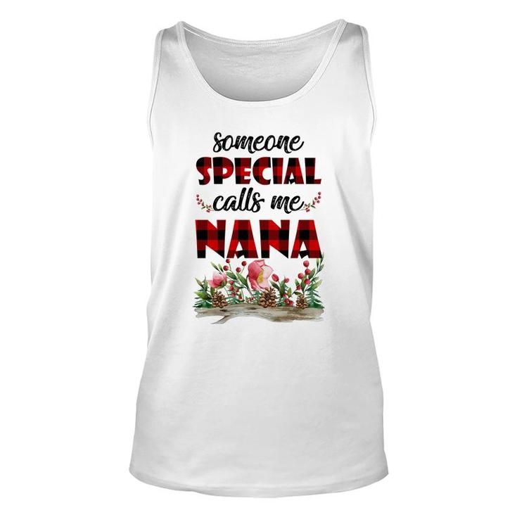 Someone Special Calls Me Nana Flower Unisex Tank Top
