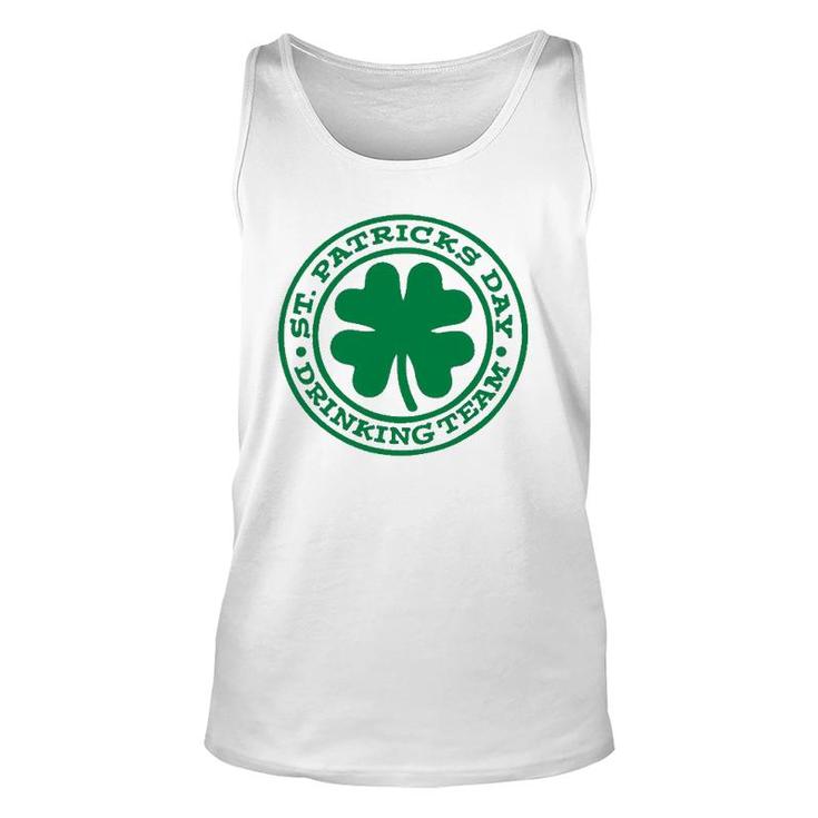 St Patrick's Day Drinking Team Funny Irish Party Matching Unisex Tank Top