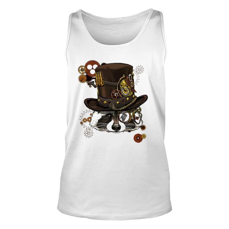 Steampunk Raccoon Steampunk Lovers Raccoon Unisex Tank Top