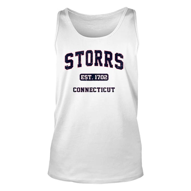 Storrs Connecticut Ct Vintage Athletic Style Gift  Unisex Tank Top