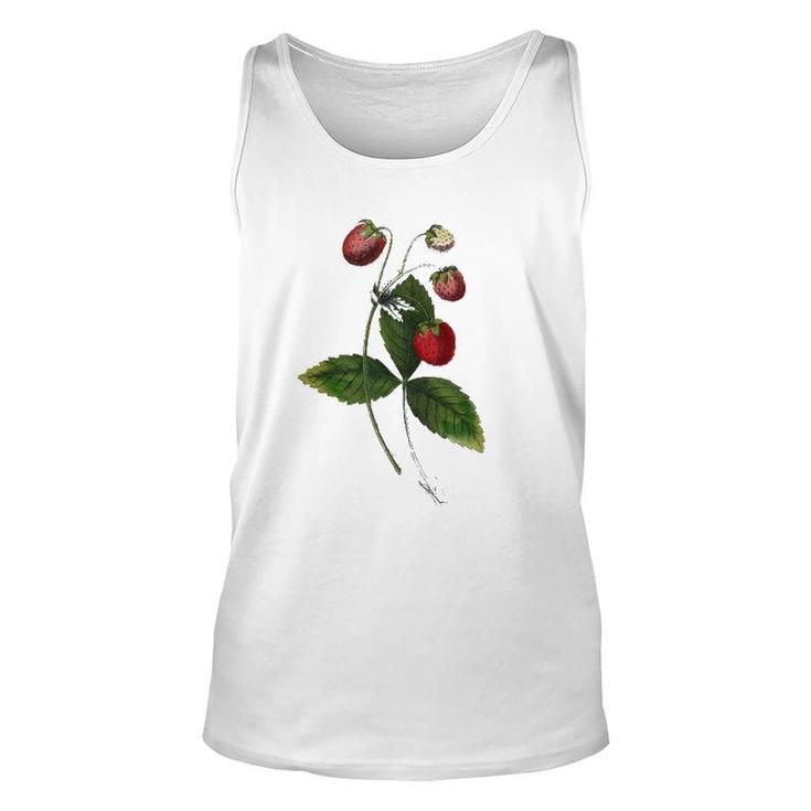 Strawberry Plant Patch Fruit Lover Gift Unisex Tank Top