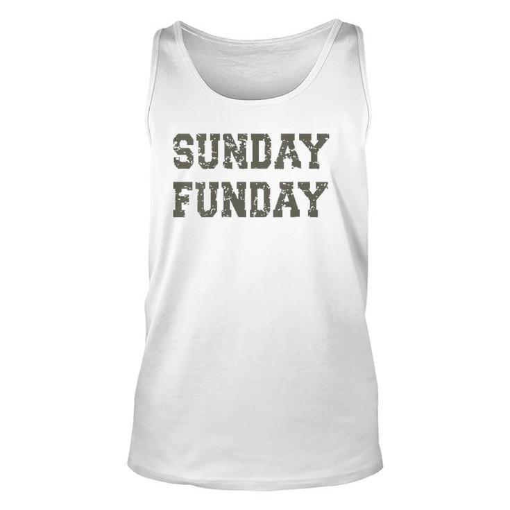 Womens Sunday Funday Sunday Funday Football Game Day Tank Top