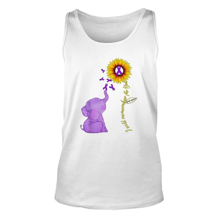 Sunflower I Will Remember For You Unisex Tank Top