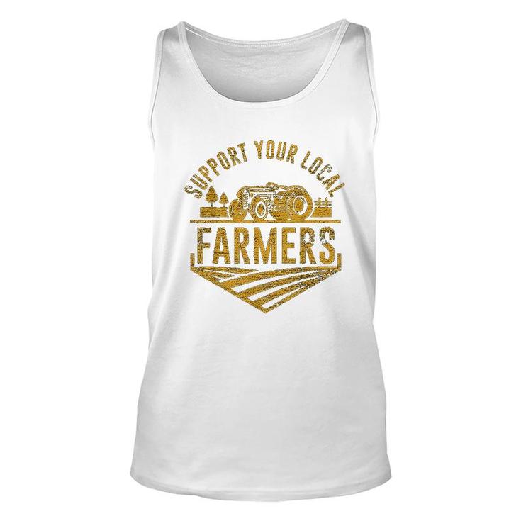 Support Your Local Farmers Unisex Tank Top