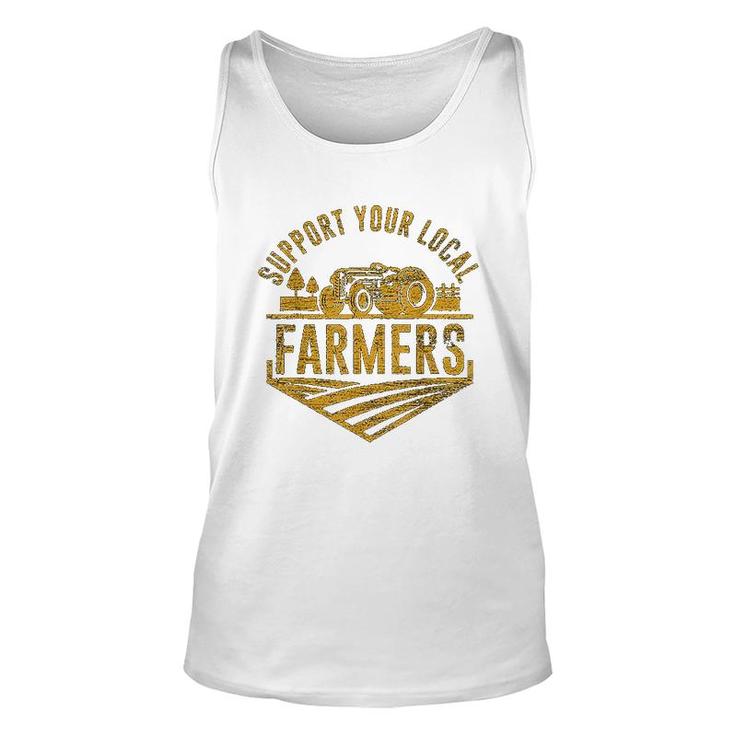 Support Your Local Farmers Unisex Tank Top