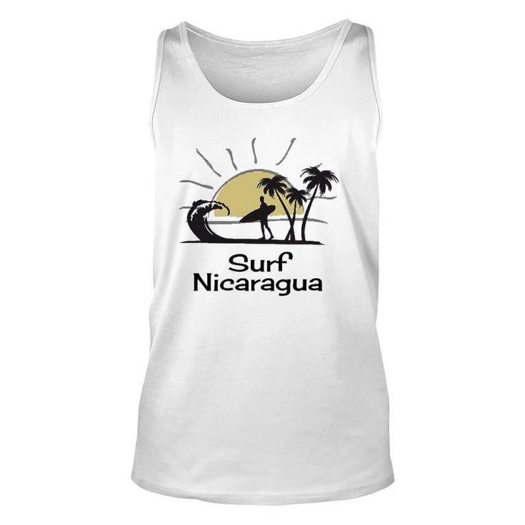 Surf Nicaragua Vacation Souvenir Surfing Unisex Tank Top