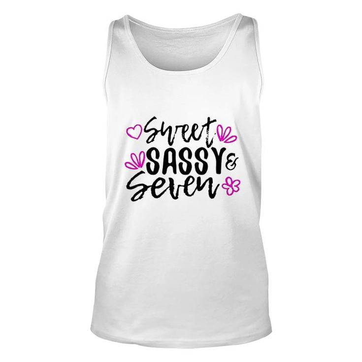 Sweet Sassy And Seven Unisex Tank Top