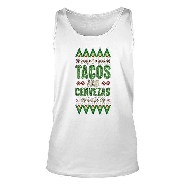 Tacos And Cervezas Unisex Tank Top
