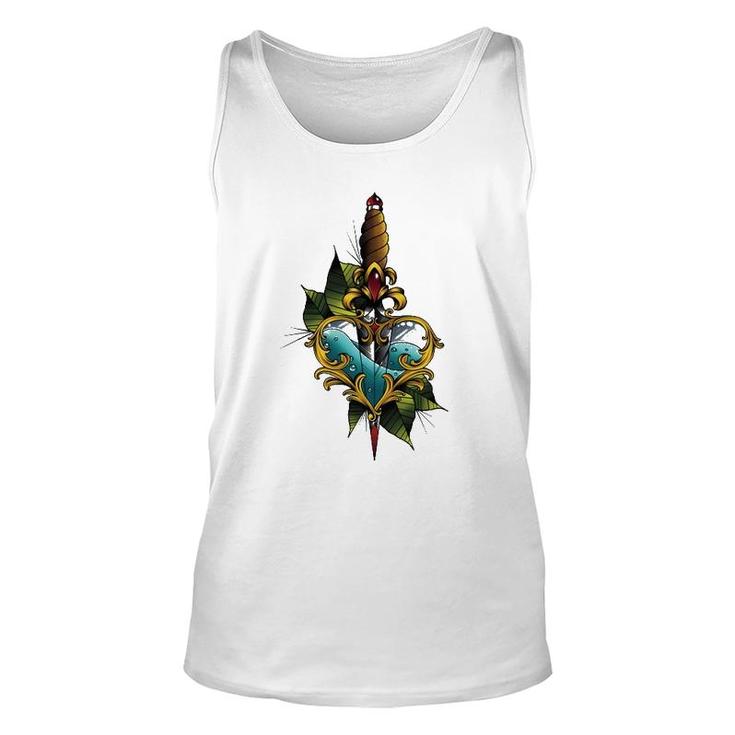 Tattoo Style Apparel Custom Designed Apparel Unisex Tank Top