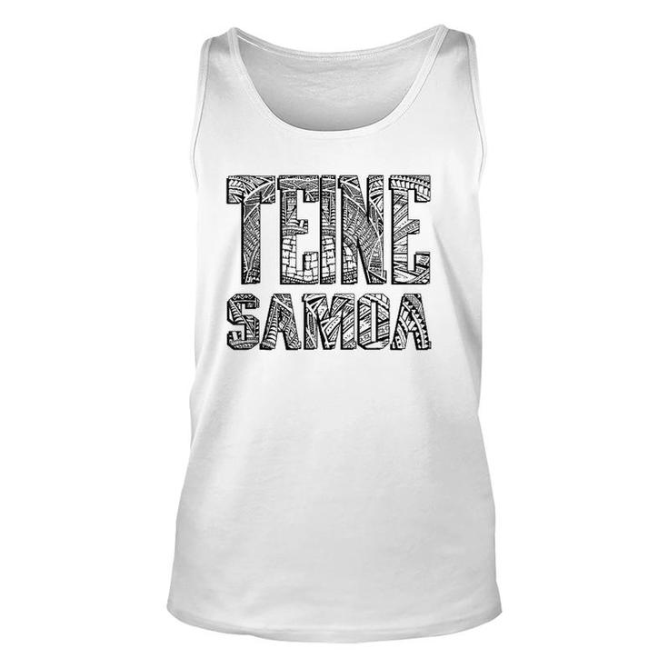 Teine Samoa - Samoan Designs Clothing Unisex Tank Top