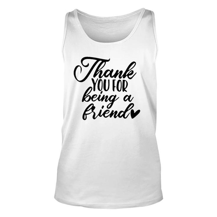 Thank You For Being A Golden Friend Vintage Retro Unisex Tank Top