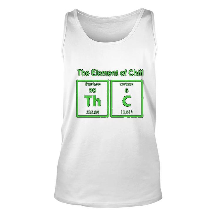 The Element Of Chill Funny Science Unisex Tank Top