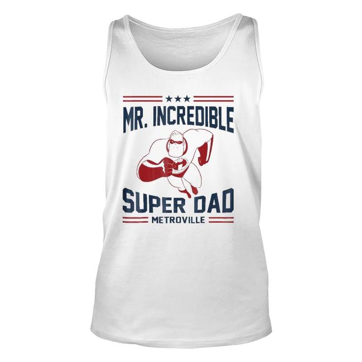 The Incredibles Mr Super Dad Metroville Unisex Tank Top