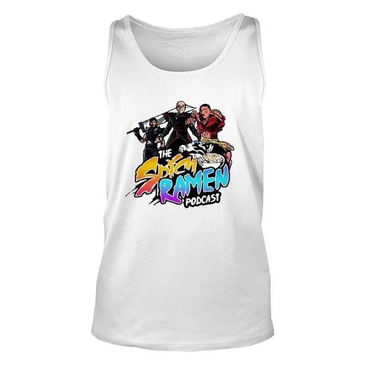 The Spicy Ramen Podcast Lovers Gift Unisex Tank Top