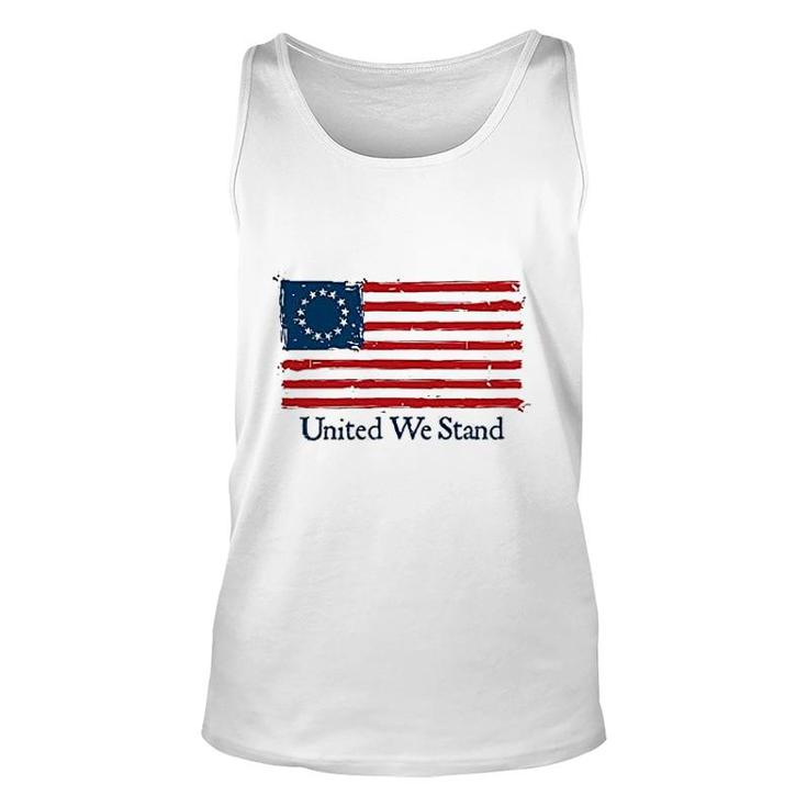 United We Stand Betsy Ross Flag Unisex Tank Top