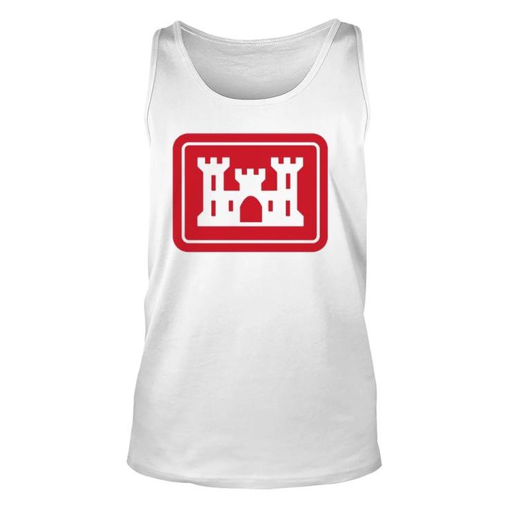 Us Army Corp Of Engineers Insignia Military Vintage Unisex Tank Top