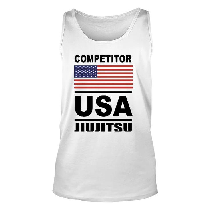 Usa Bjj Competitor Usa Jiu Jitsu Unisex Tank Top